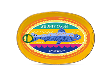 Vassoio Tognana serving Sardines