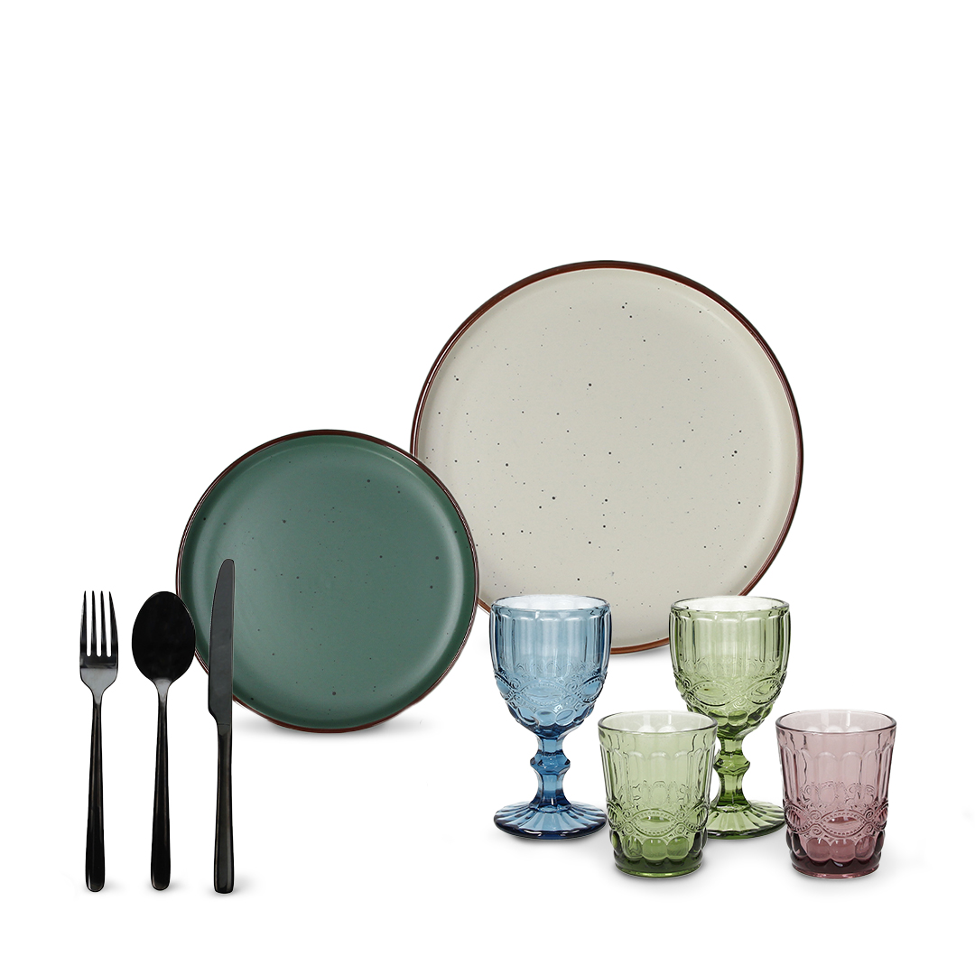 posate bicchieri e piatti Tognana