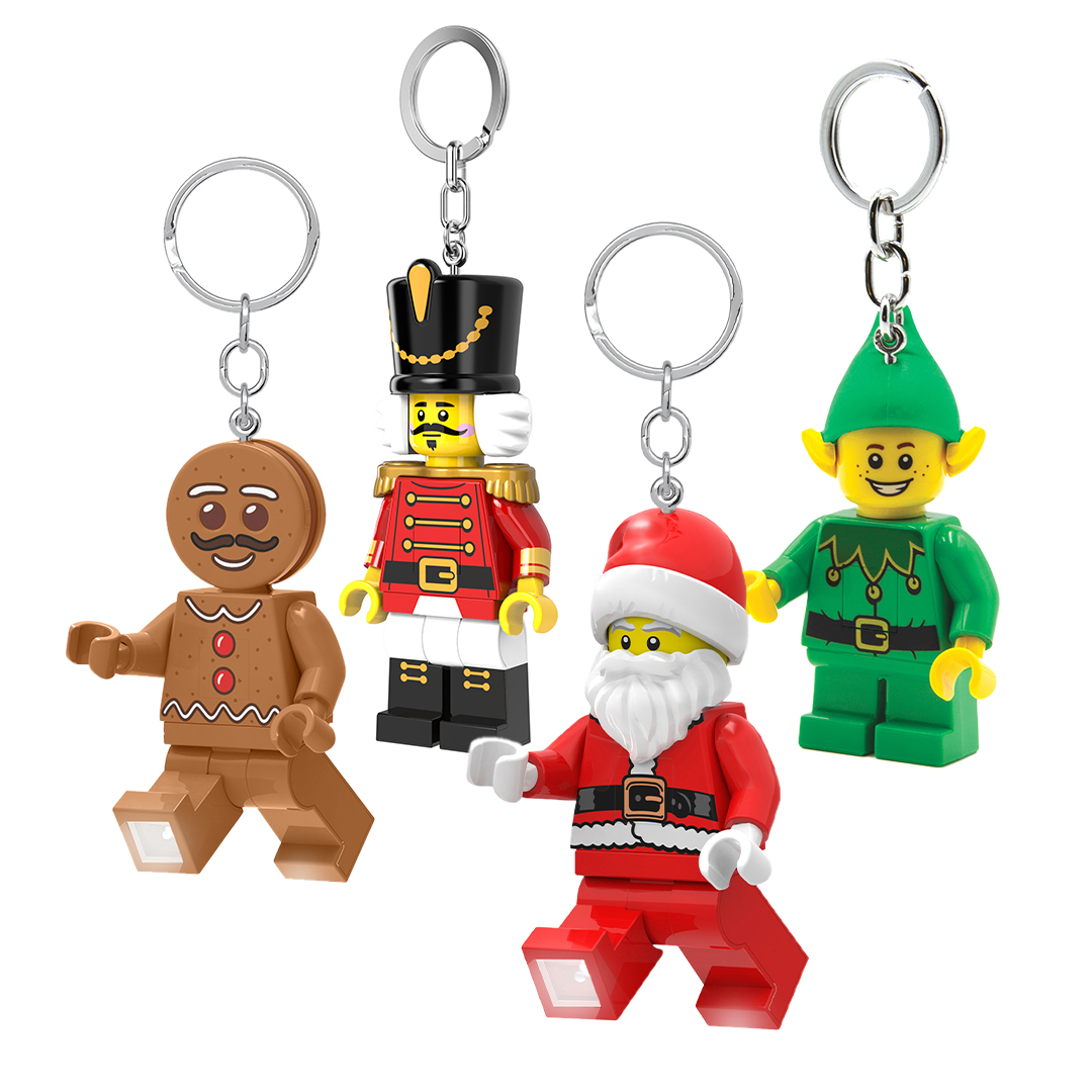 Portachiavi personaggi Natale LEGO
