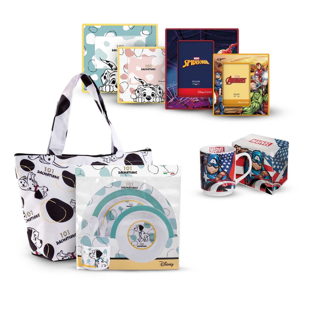Prodotti Eagan, set da colazione, cornici e tazze