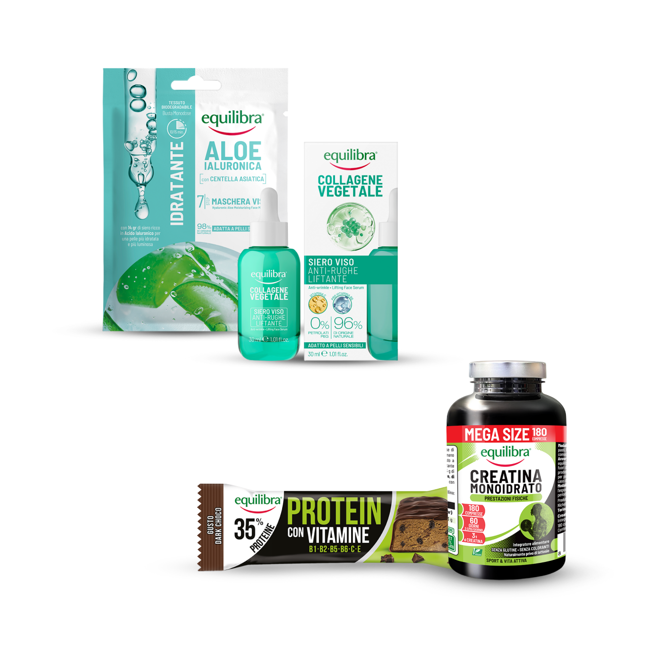 Linea prodotti beauty Equilibra