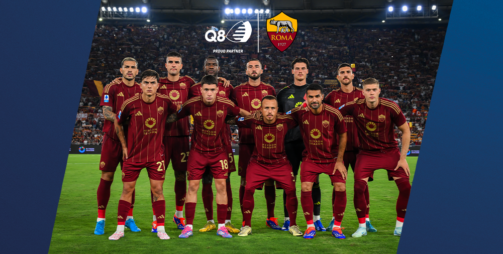 Q8 rinnova l'accordo con AS Roma in qualità di Proud Partner.